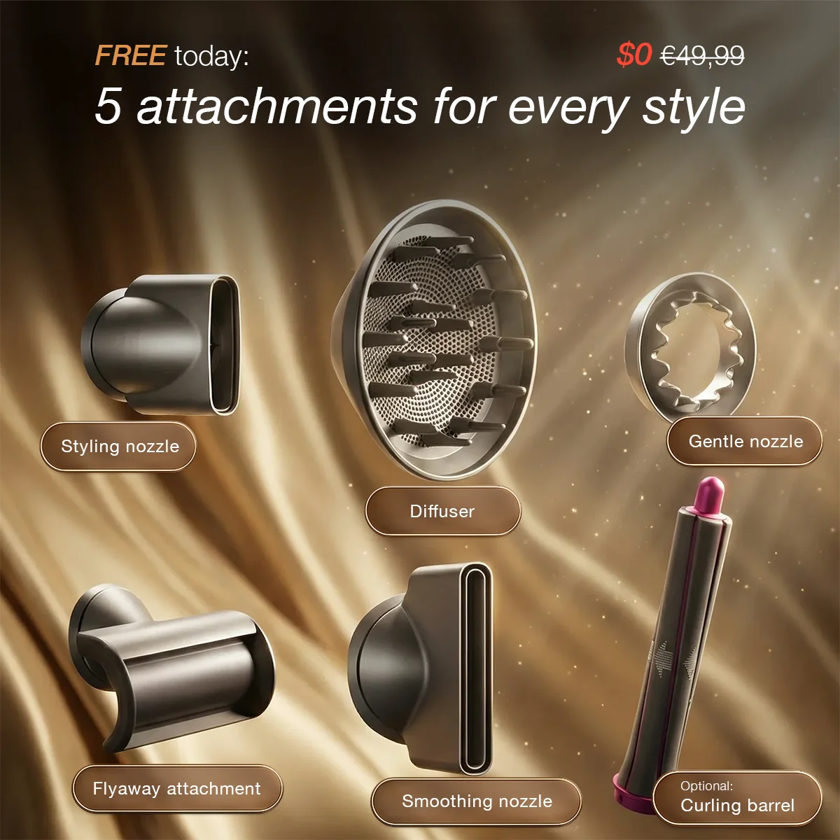 DOYOO™ AirPro 5-in-1 High-Performance Hair Dryer