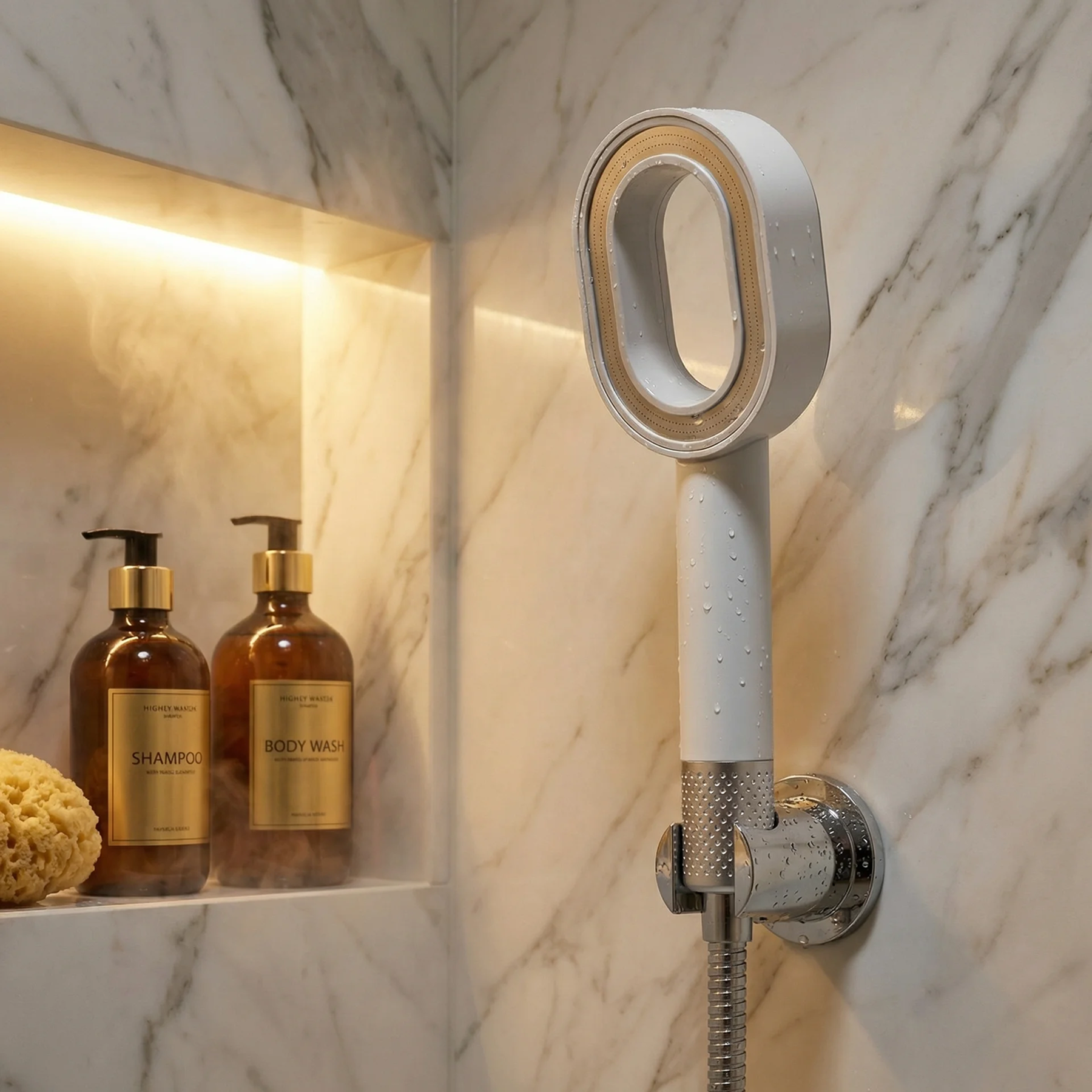 Pure 3-in-1 Beauty Filter Shower Head + 2 Care Attachments
