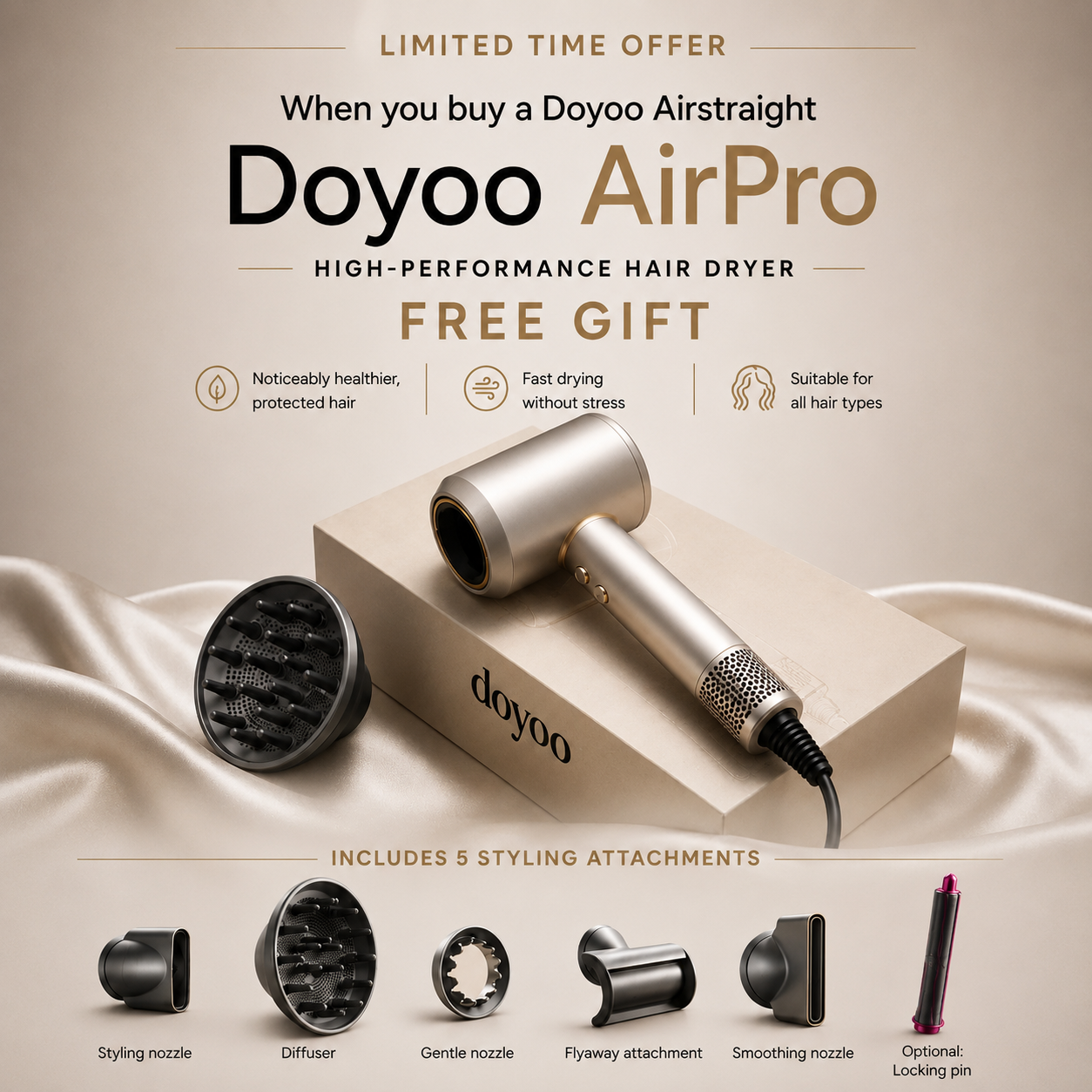 Doyoo Airstraight 2in1 Sleekpro